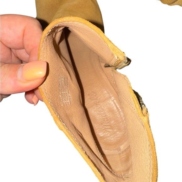 Madewell The Lucien Boot in Suede Size 7.5 Bronzed Birch - Picture 6 of 6